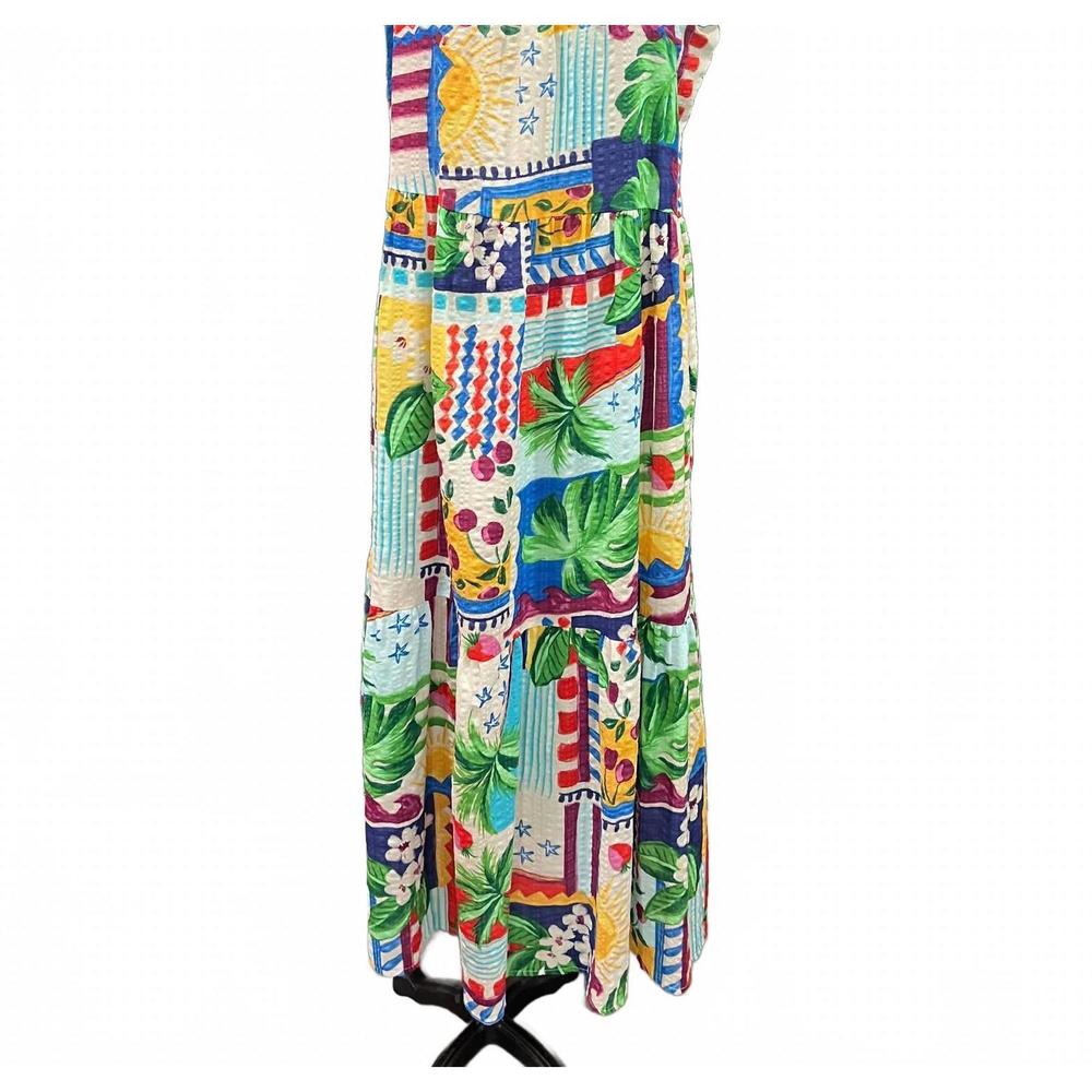 NEW LOVELY MELODY women's resort days dress in multi